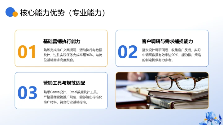 通用版大学生职业生涯规划发展展示（营销岗位）PPT