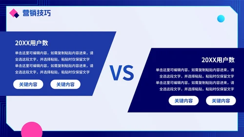 渐变蓝色互联网电商销售计划PPT模板