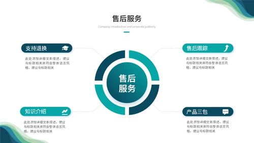 简约商务科技风渐变线条公司介绍企业介绍产品介绍ppt模板科技公司介绍