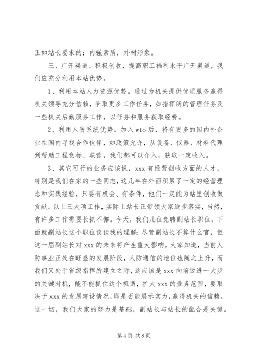 副站长竞职演讲稿(1).docx