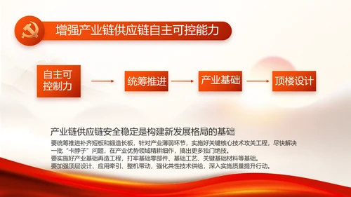 红色党建党支部年终工作总结PPT党课