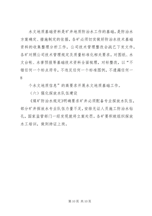 地测防治水工作自检报告 (4).docx