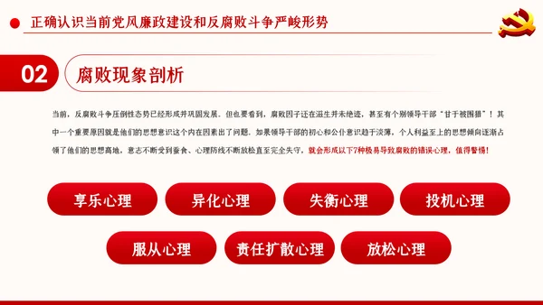 党风廉政反腐倡廉党建党政专题微党课PPT