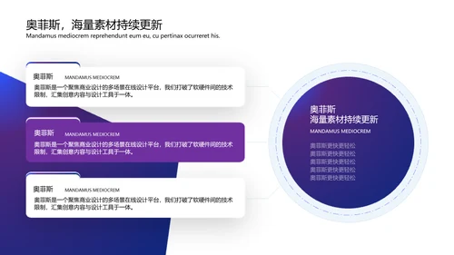 渐变风紫色工作总结汇报