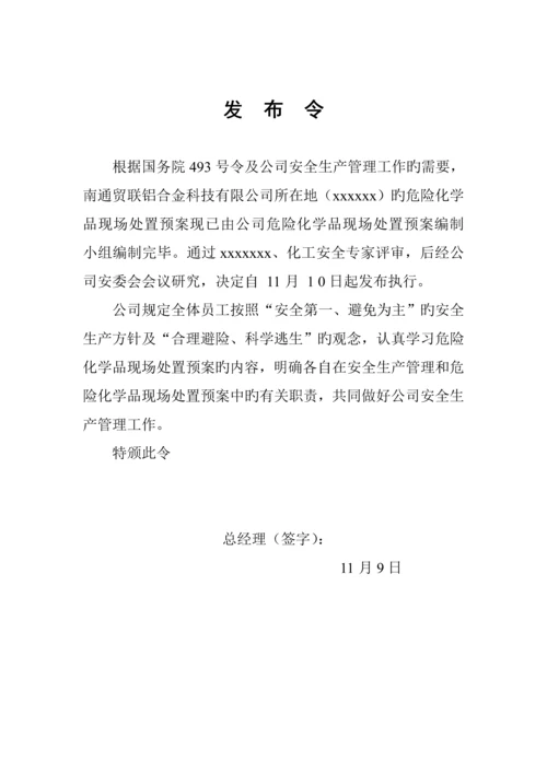 常见事故现场处理专题方案.docx