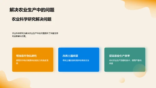 农业科学：未来的绿色革命