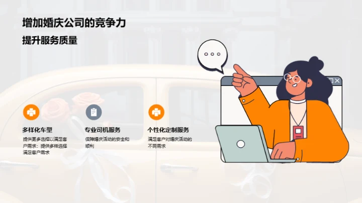 汽车租赁服务的婚庆应用