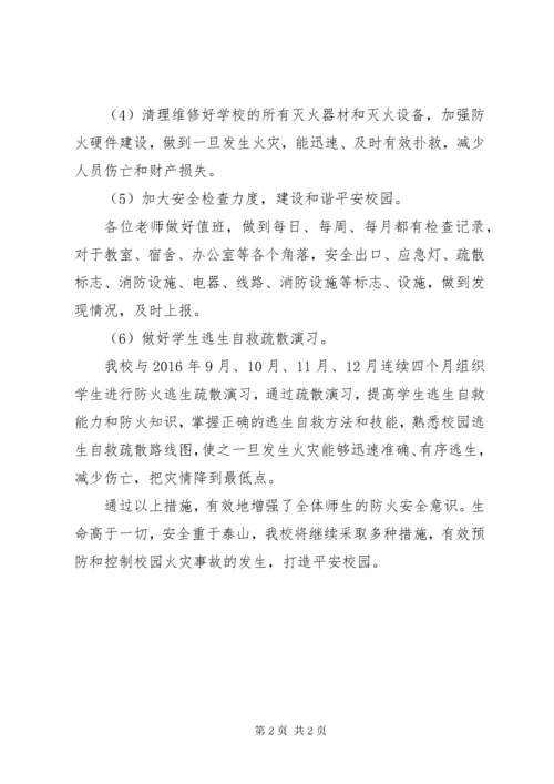 小学某年冬春火灾防控工作总结.docx