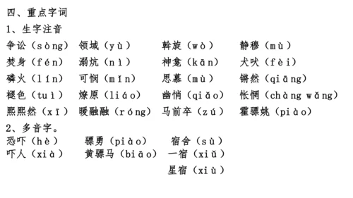 01第一单元知识梳理（课件）【2023春统编版八下语文考点梳理与集训】(共48张PPT)