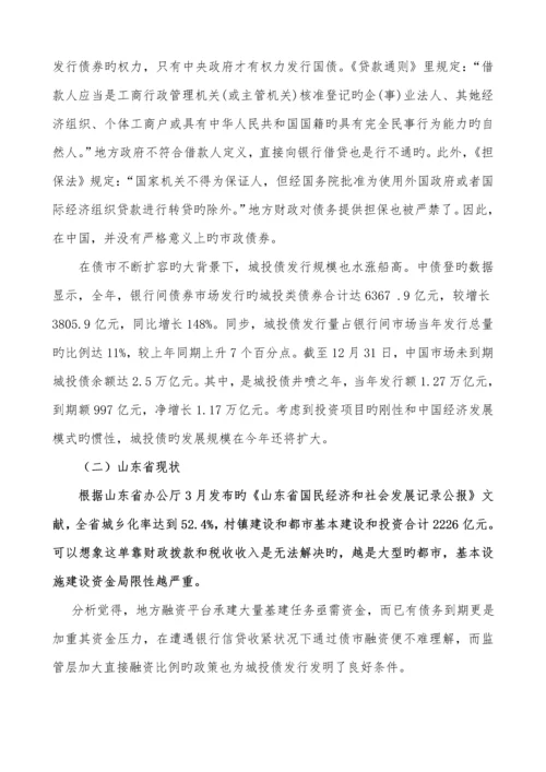 城投债专题研究报告.docx