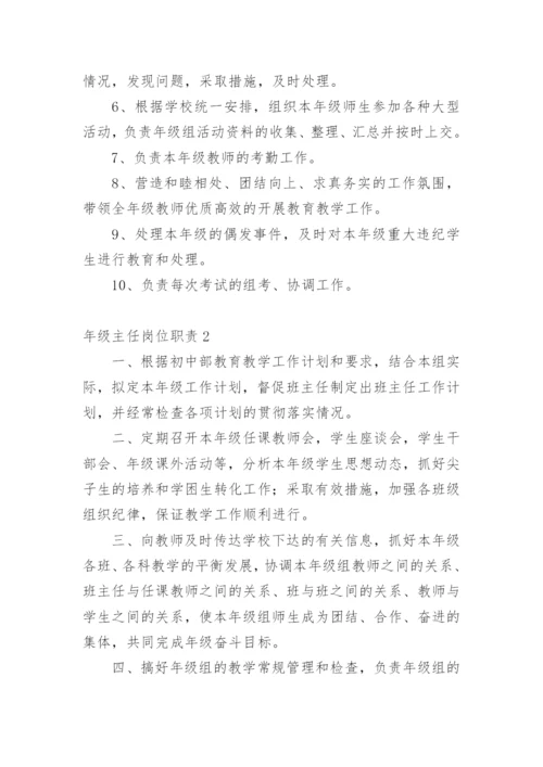 年级主任岗位职责.docx