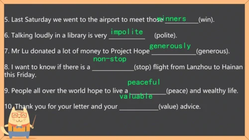 Module 12 Save our world Unit 3 Language in use 