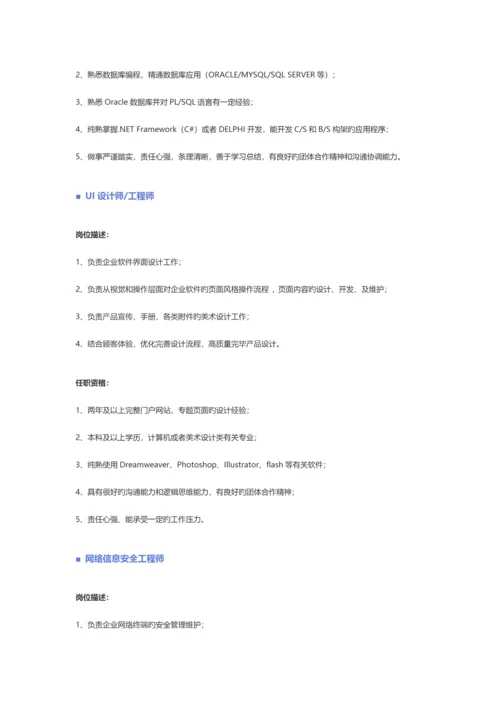 岗位职责新版.docx