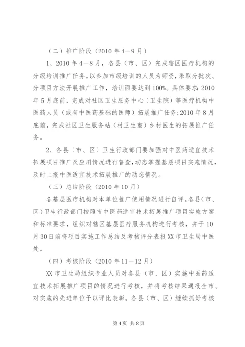 中医药适宜技术推广实施方案 (3).docx