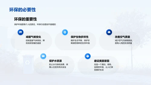 环保活动实践报告PPT模板