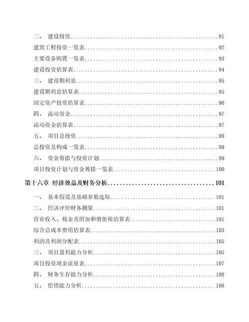 菏泽环保专用设备项目可行性研究报告模板范文