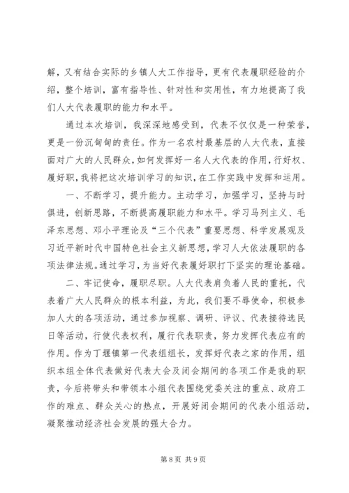 人大代表工作心得体会5篇.docx