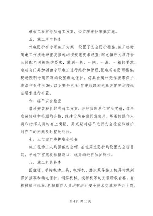 安全的自检自查报告.docx