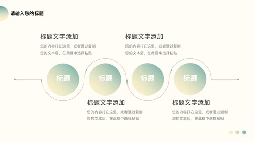 绿色高端大气简约学习汇报PPT模板