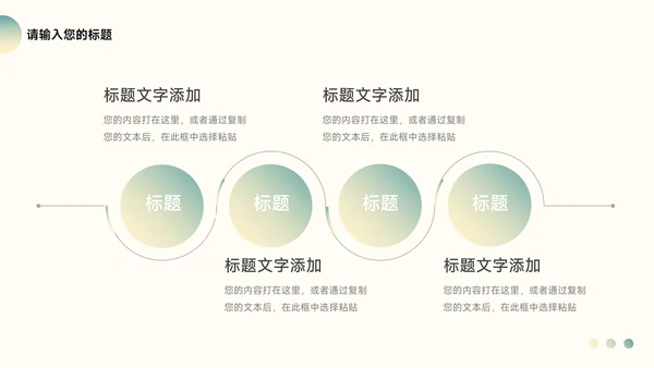 绿色高端大气简约学习汇报PPT模板
