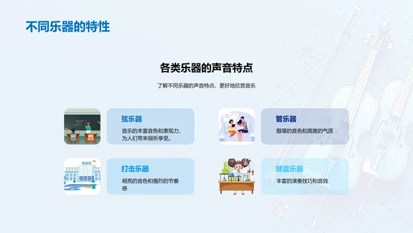 初中音乐课演讲PPT模板