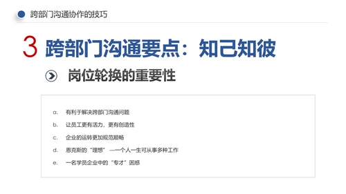 企业培训员工团队管理跨部门沟通协作PPT