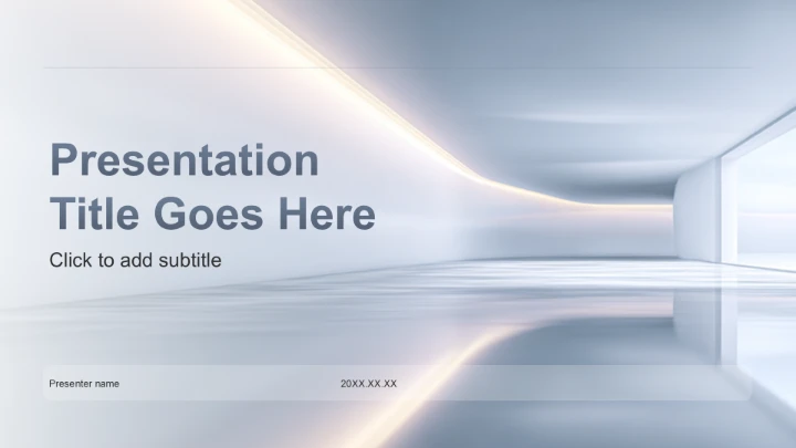 灰色简约风企业新服务上线发布PPT主题