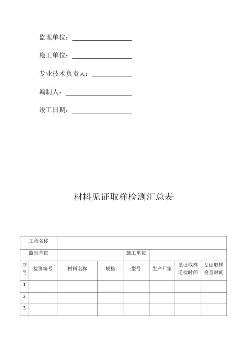 版山东省建筑外墙保温施工技术资料表格.docx