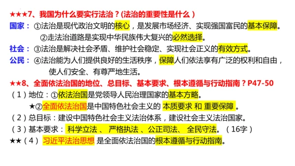 统编版道德与法治九年级上册期末复习 课件