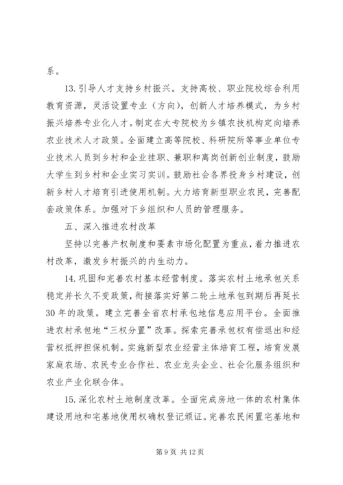 关于加快推进乡村振兴的调研与思考 (4).docx