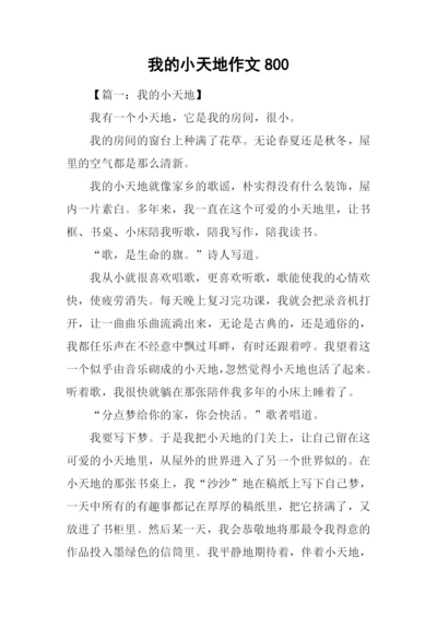 我的小天地作文800.docx