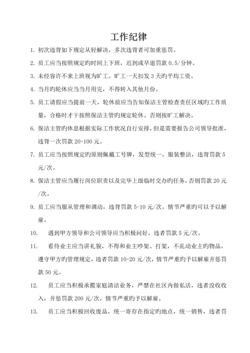 保洁主管岗位基本职责要点.docx