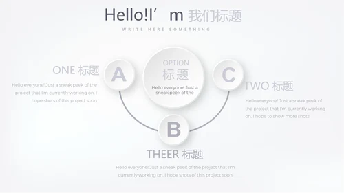 蓝色简约时尚医药医疗报告动态PPT