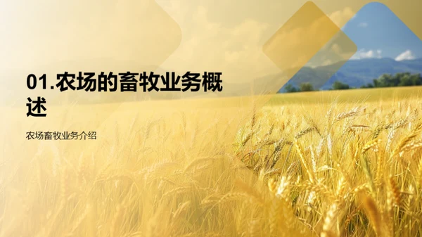 畜牧业务盘点