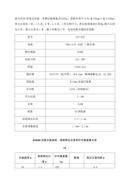 吊篮安全专项综合标准施工专业方案.docx