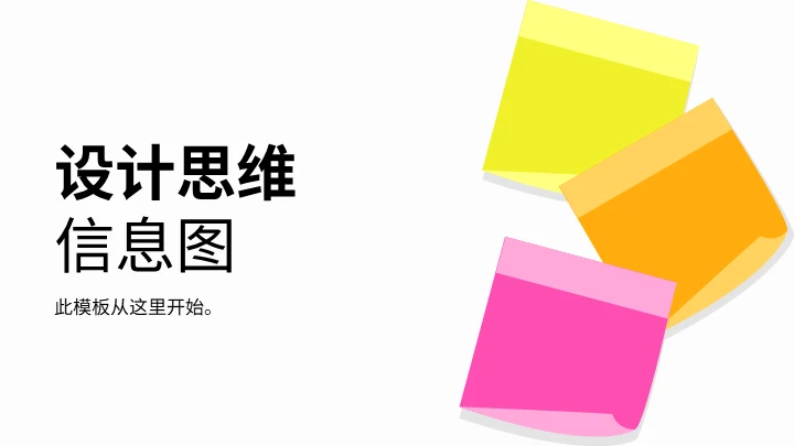 便签贴纸通用PPT信息图表