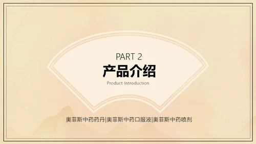 中国风中医药医疗保健产品介绍
