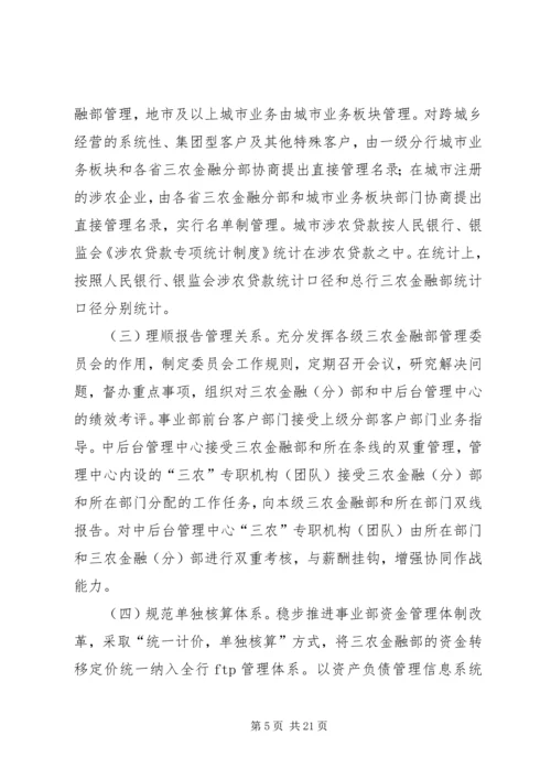 关于全面推进三农金融服务工作的意见.docx
