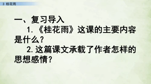 3 桂花雨     课件