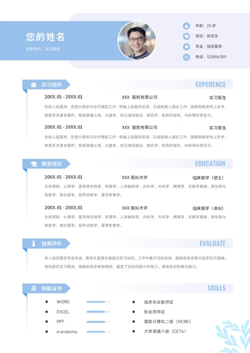医生简历