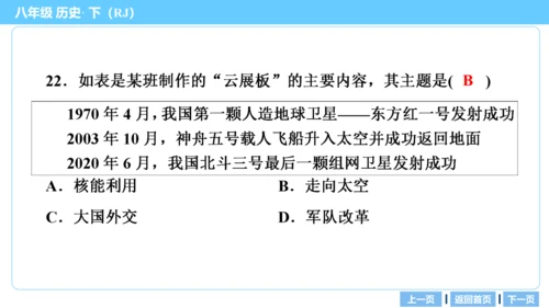 第一部分 民族团结与祖国统一、国防建设与外交成就、科技文化与社会生活 复习课件