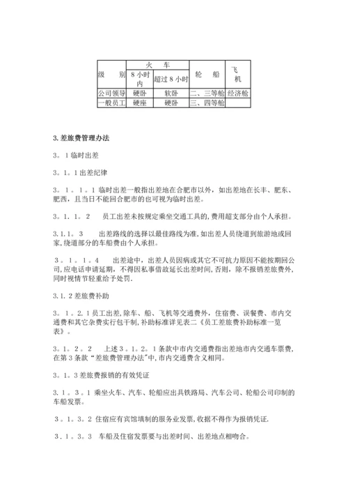 出差及差旅费管理制度.docx