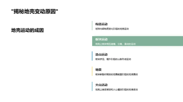 解析地壳运动