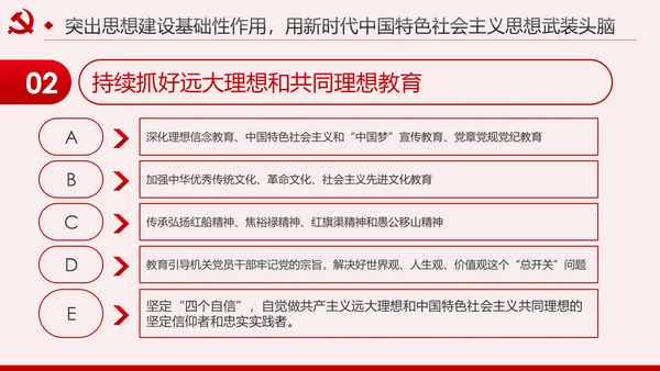 新时代全面从严治党的实施意见党课PPT模板