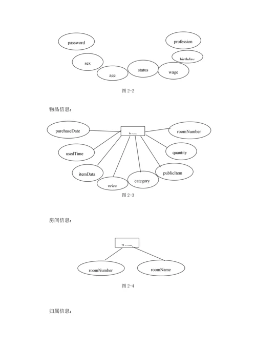 家庭物品基础管理系统数据库课设.docx