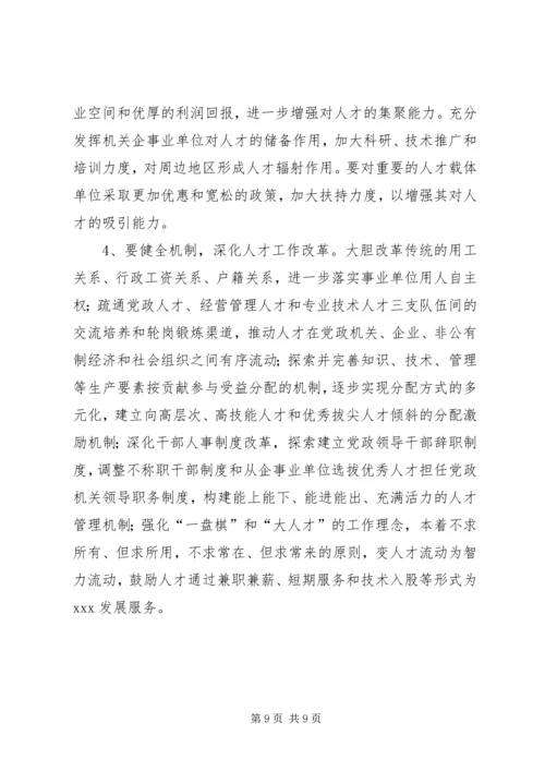 人才环境建设调研报告.docx