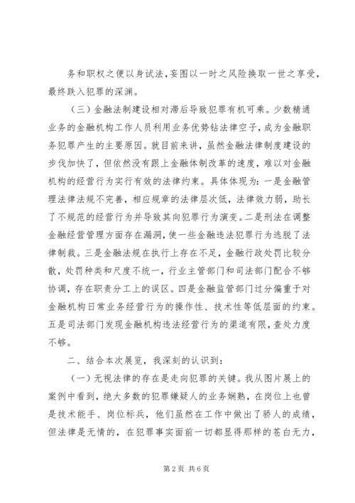 学习《金融领域职务犯罪预防与警示》有感 (2).docx