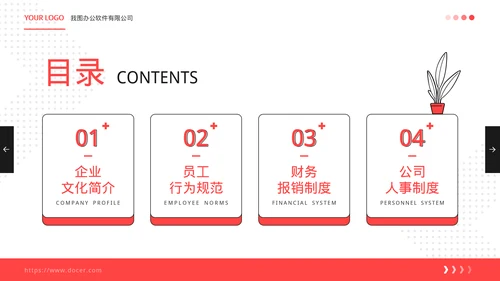 入职员工培训企业文化宣传模板