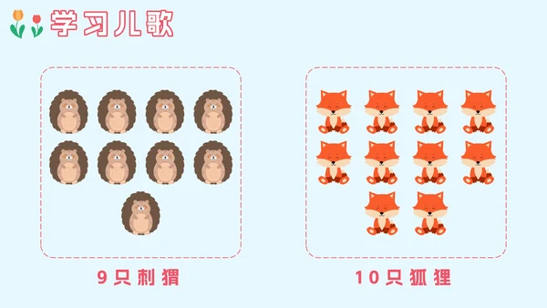人教版一年级上册第一课数一数PPT模板