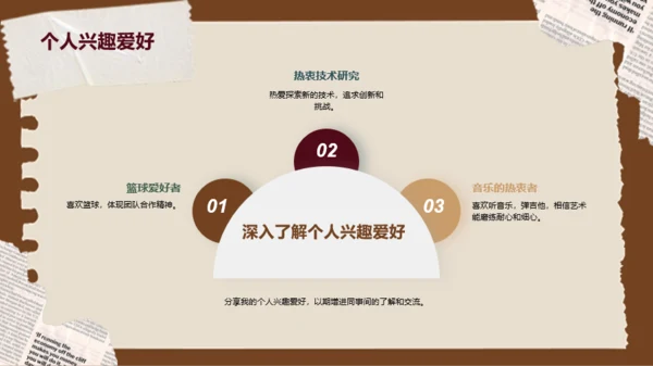 美拉德风个人简介自我介绍